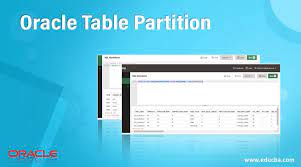 oracle table parion how to perform