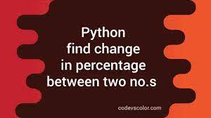 python program to find the percene