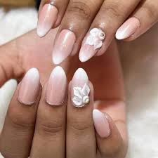french ombré nails are a romantic twist