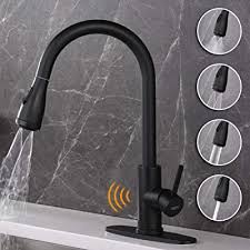 5.0 out of 5 stars. Buy Amazing Force Touchless Kitchen Faucet Single Handle With 4 Modes Pull Down Sprayer Automatic Motion Sensor Kitchen Sink Faucet With Fingerprints Resistant Matte Black Online In Turkey B08hml5ym8