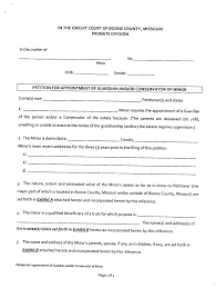 missouri guardianship forms fill out