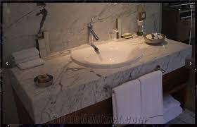 turkey calacatta marble bathroom vanity