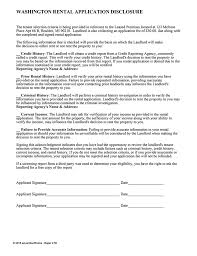 Free Rental Lease Application Forms Ez Landlord Forms