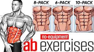 best 12 abs exercises no equipment
