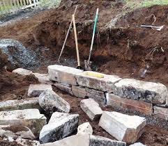 Building Stone Retaining Walls