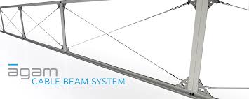 cable beam system that spans up to 40