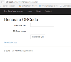 read qr code using c in asp net mvc