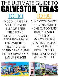 things to do while visiting galveston
