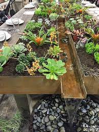 Succulent Living Garden Tablescape