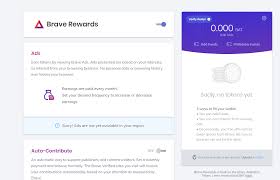 can t use brave rewards in my desktop