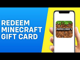 to redeem minecraft gift card on mobile