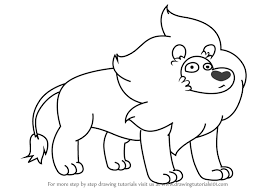 But lion is a bit different learn how to draw lions in less than 8 minutes! Learn How To Draw Lion From Steven Universe Steven Universe Step By Step Drawing Tutorials