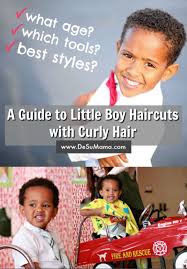 little boy haircuts for curly hair