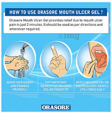 orasore mouth ulcer relief gel with