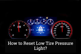 Reset Low Tyre Pressure Light Tpms Nobel