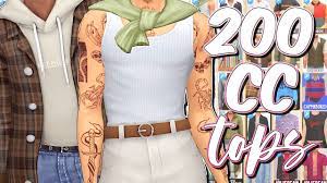 the sims 4 maxis match male tops