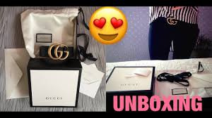 2017 Unboxing Gucci Marmont Belt 4cm Width Gucci Size 85 Marta In_vogue_uk