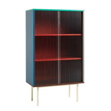 Hay Colour Cabinet With Glass Doors