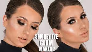 smokey eye glam makeup tutorial