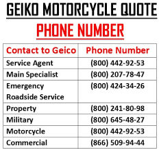 geico motorcycle insurance e phone