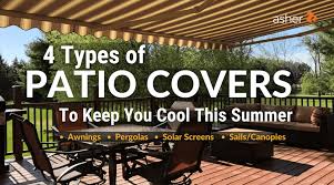 4 types of patio covers to keep you