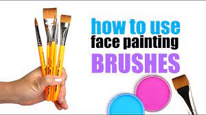 how to use face painting brushes you