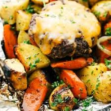 Tin foil or hobo dinners are a fun and easy dinner option for home or camping. Low Carb Autumn Tin Foil Dinners Punchfork