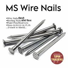 mild steel wire nail head diameter