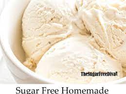 sugar free vanilla ice cream