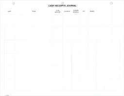 Example Of Cash Receipts Journal Cash Receipts Journal Template Cash