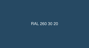 Ral French Blue Ral 260 30 20 Color