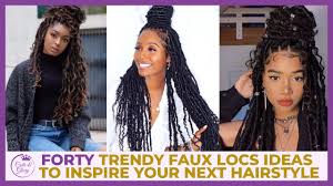 Your mane will look even thicker and hold the style better! 40 Faux Locs Protective Hairstyles To Try With Full Guide Coils And Glory