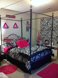 girly zebra bedrooms