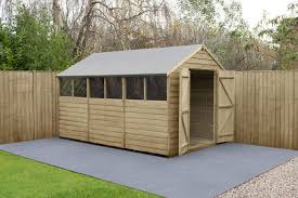 Forest 12x8 4life Overlap Apex Shed