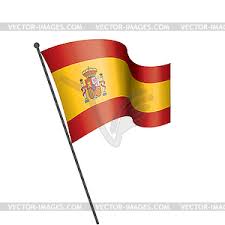 The flag of spain (spanish: Spain Flag Vector Image