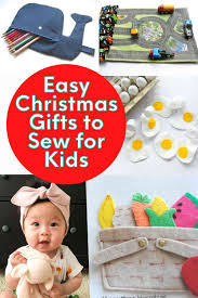 christmas gifts to sew for kids