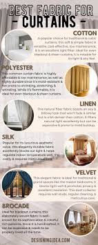 curtain fabric types 13 materials