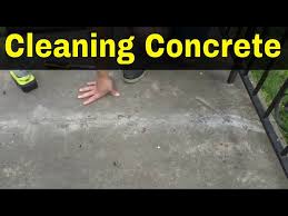 cleaning concrete before repairing a