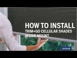 how to install levolor trim go