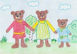 Рисунок три медведя - 78 фото