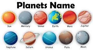 planets name solar system our solar