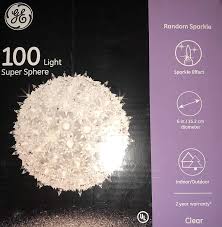 Amazon Com Ge Super Sphere Random Sparkle 100 Lights