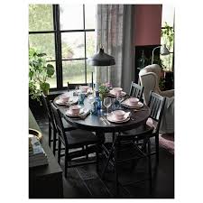 We have a huge range including white, oak and glass round dining tables. Ingatorp Extendable Table Black 431 4 61 Ikea