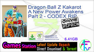 Download best fan made dragon ball z pc games. Dragon Ball Z Kakarot A New Power Awakens Part 2 Codex Rip Free Download