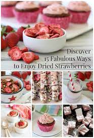 how to use dried strawberries