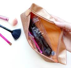 how to pack your travel makeup bag