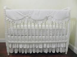white crib bedding set gabrielle girl