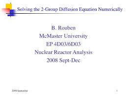 Solving The 2 Group Diffusion Equation