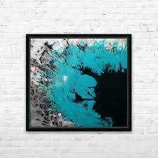 Paint Splash Large Abstract Wall Art