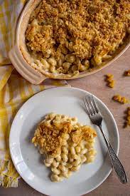 american baked mac and cheese with ritz